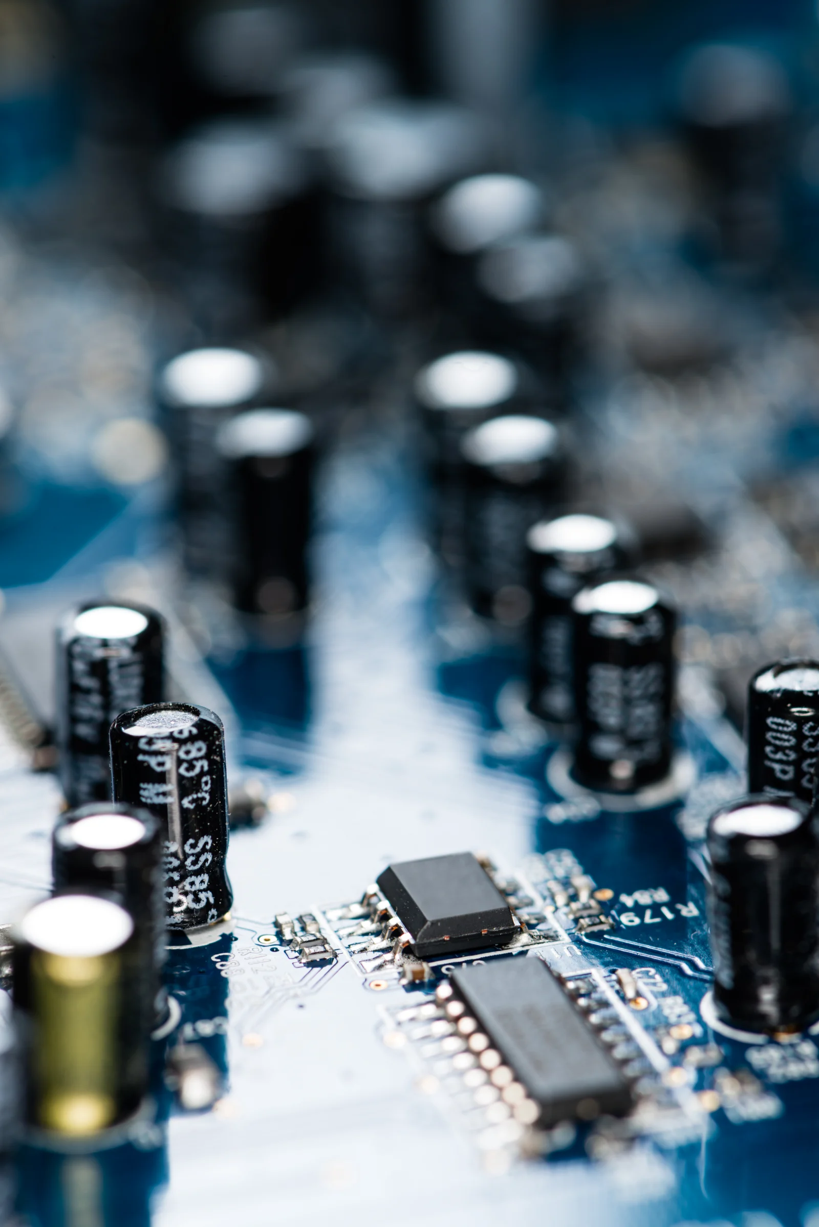 Some typical electrolytic capacitors